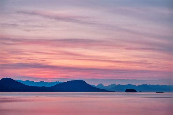 Sunset on Berners Bay-Juneau-Alaska